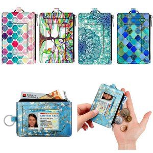 RFID Blocking Credit Card Holder Leather Wallet Case Sleeve (choose your1color)